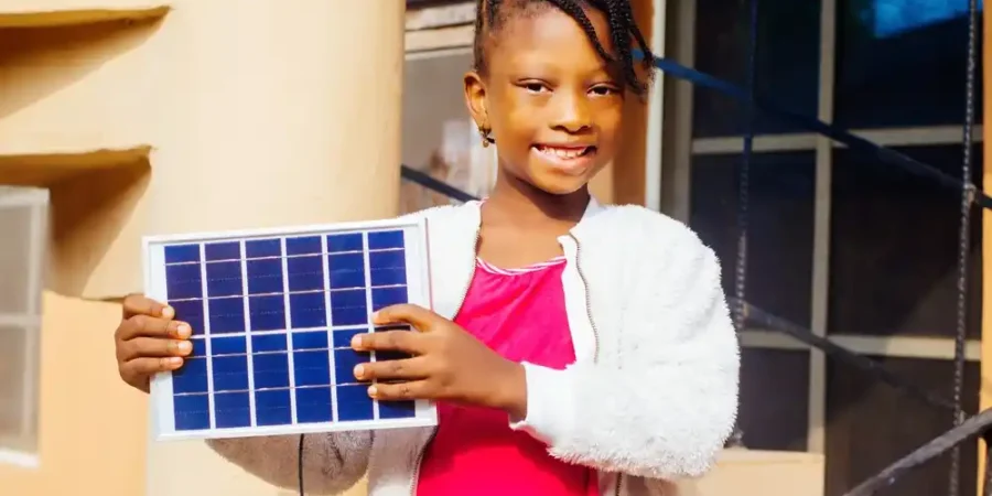 Solar power installation in Nigeria providing sustainable energy for homes a