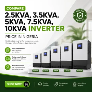 2.5kva 3.5kva 5kva 7.5kva 10kva inverter Price in Nigeria