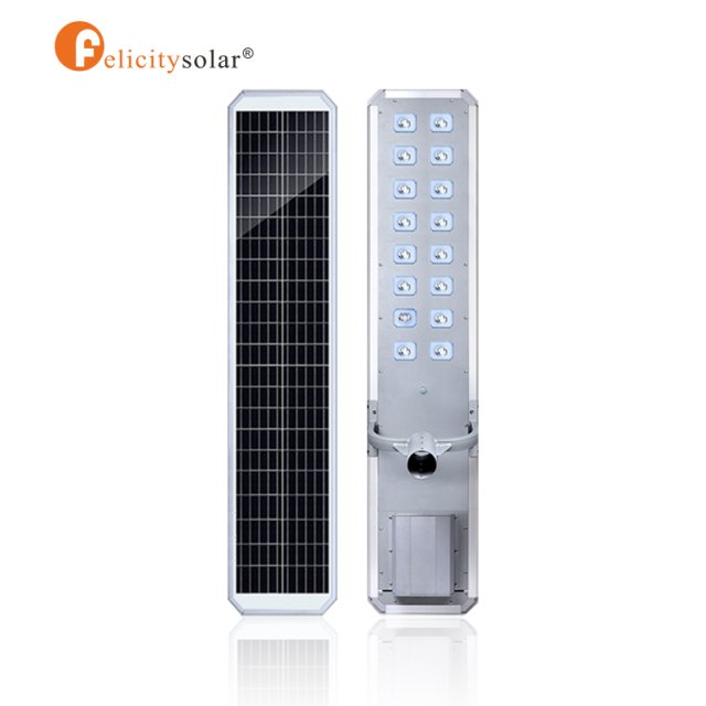 Felicity D2-120W All-in-One Solar Street Light – Lithium Battery | Motion Sensor | IP65 Waterproof