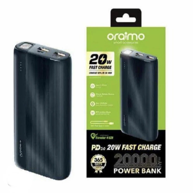 oraimo 20000mah power bank