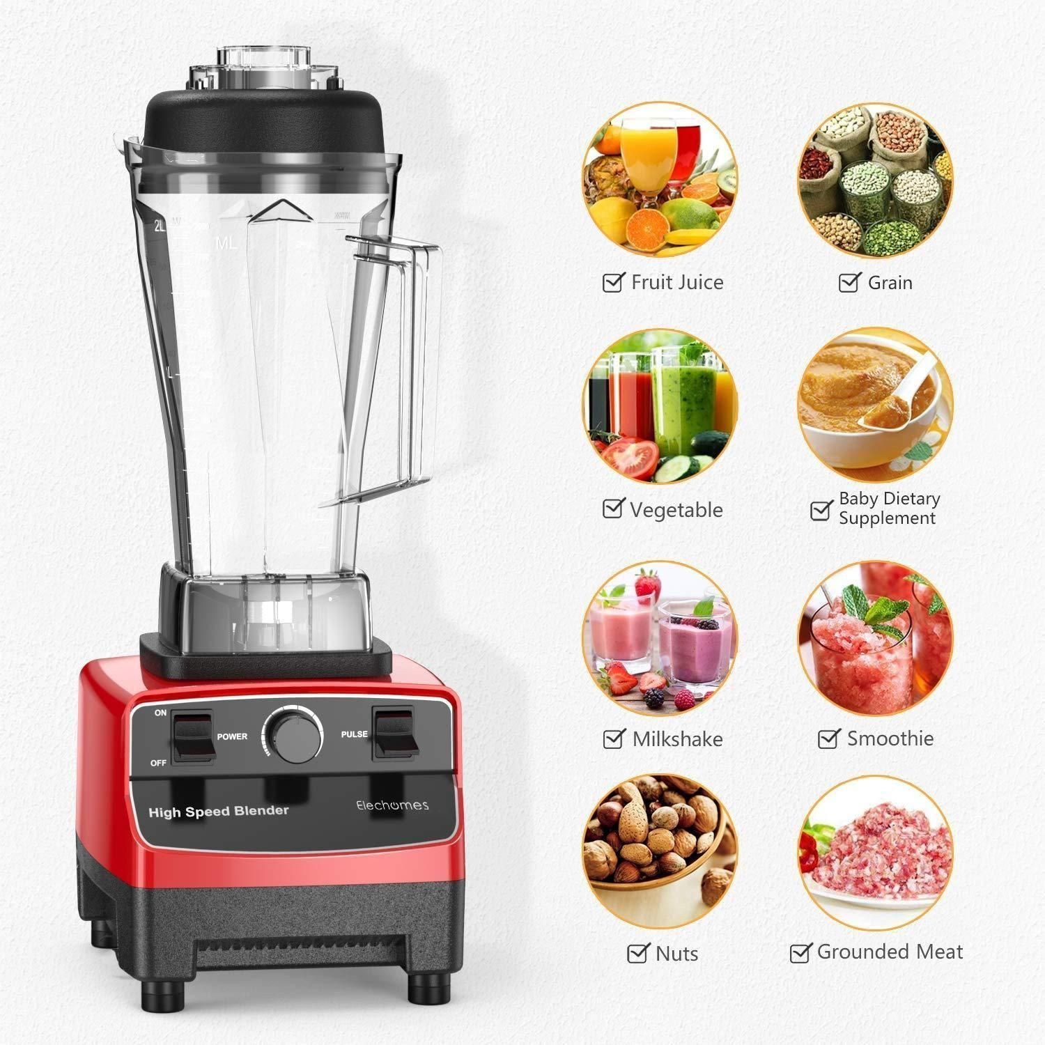 Original Silver Crest Blender (4500W / 8000W Industrial-Strength Grinder + Smoothie Maker) - Image 3