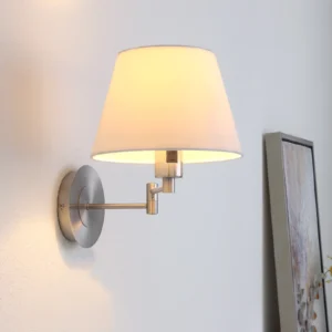 Modern LED wall bracket light in Nigeria installed on a wall