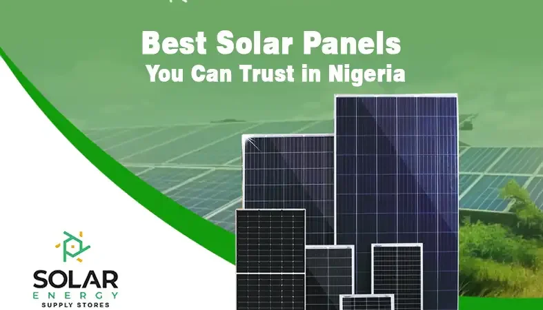 Top-rated solar panels installed on a rooftop in Nigeria