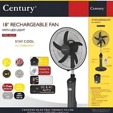 Century Rechargeable Fan