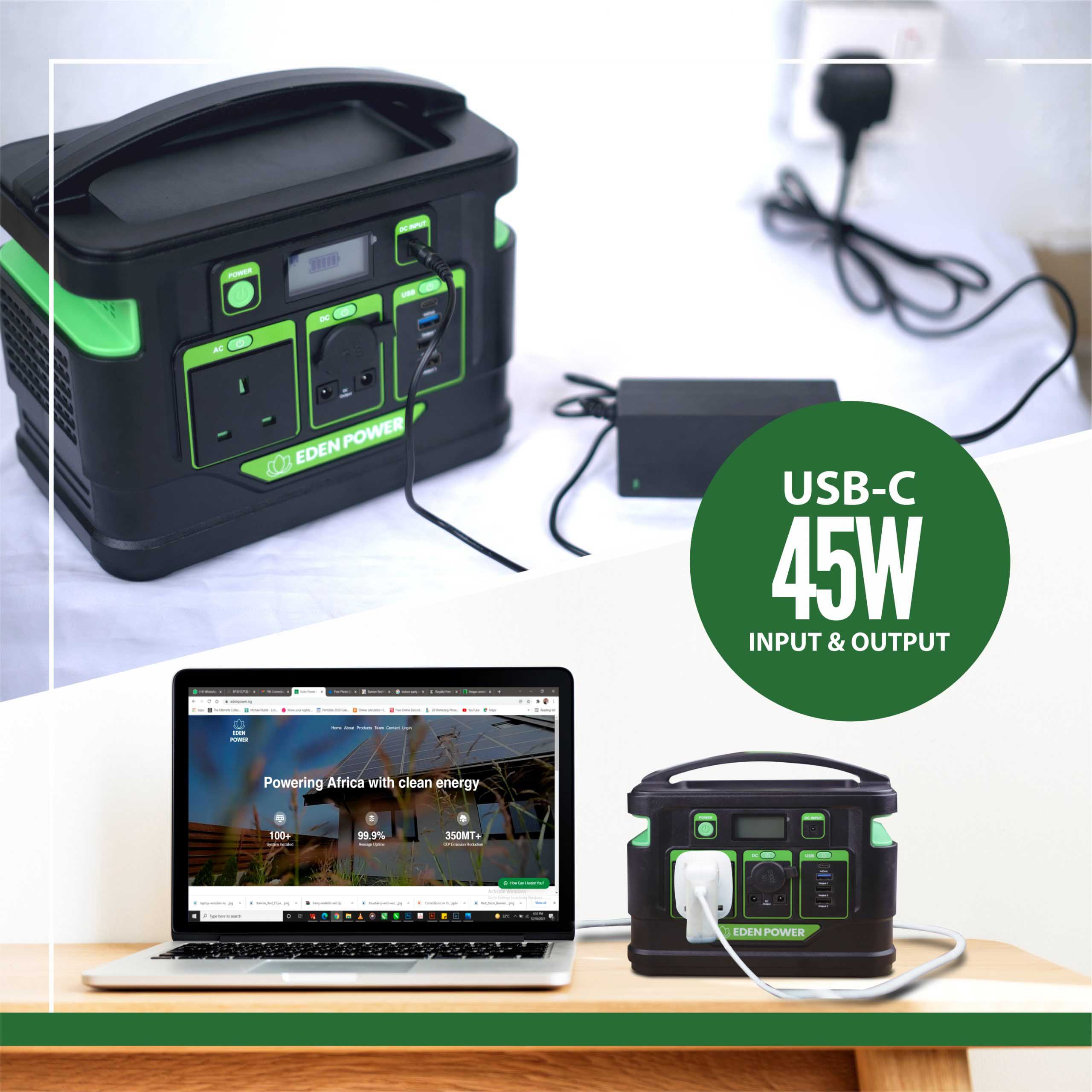 Eden solar generator lagos