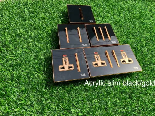 modern sockets and switches