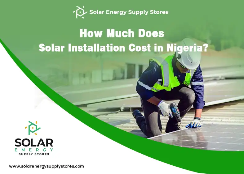 Professional solar installation underway on a residential rooftop in Nigeria