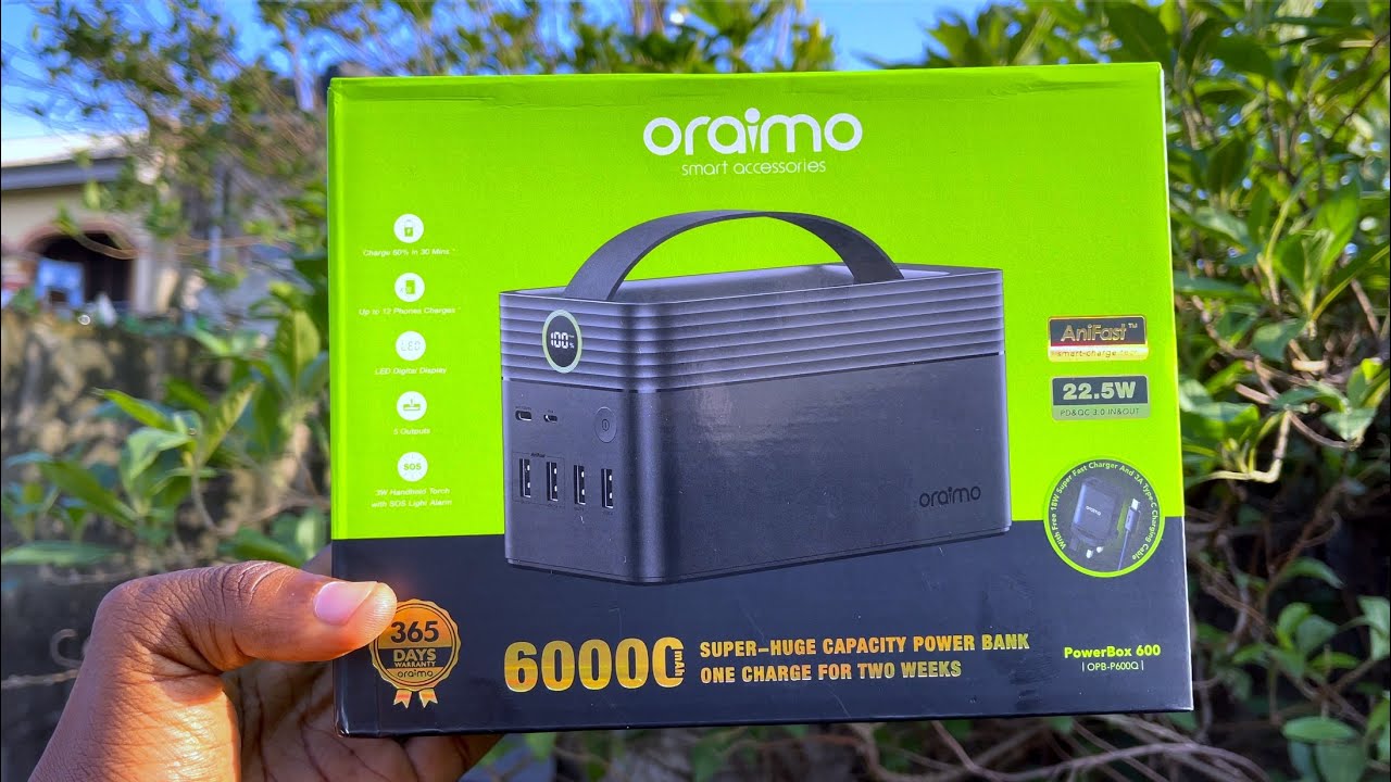 Oraimo 60000mAh power bank