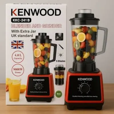 Original Heavy Duty Kenwood Blender-9000W -4L-duble Cup