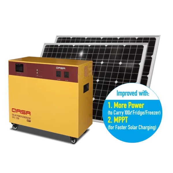 Qasa SPG-1200 Solar Power Generator 1000va