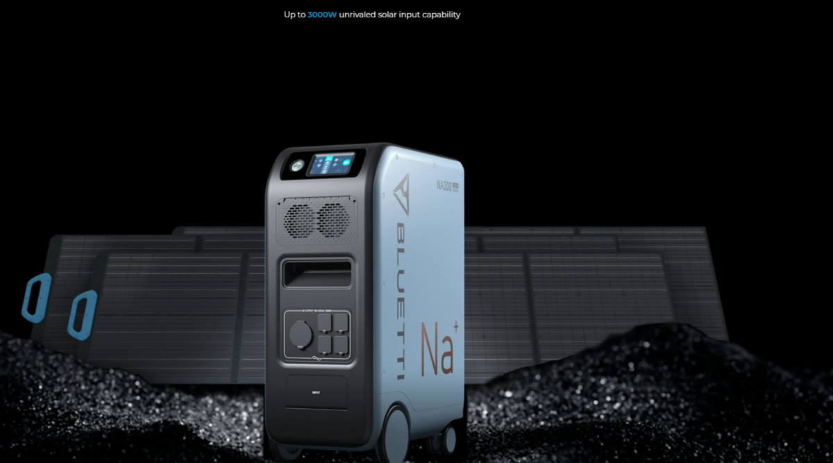 Bluetti portable solar generator ideal for off-grid and backup power use