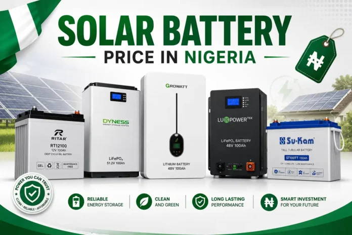 Solar Battery Price in Nigeria