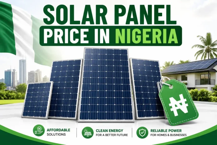 solar panel price in Nigeria