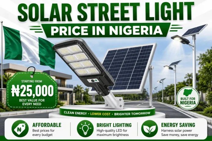 Solar Street Light Price in Nigeria