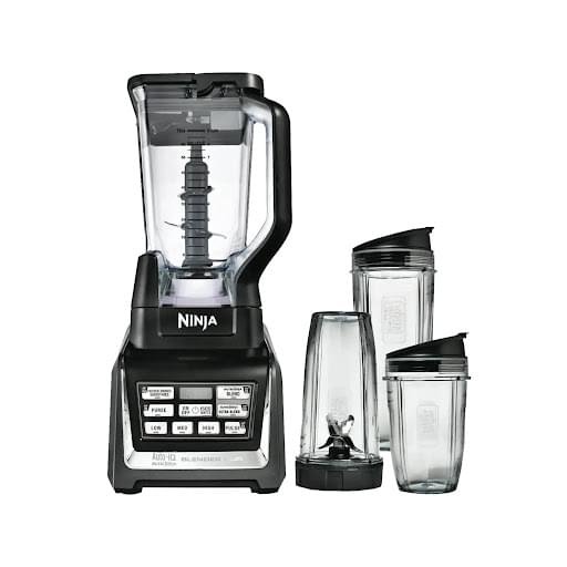 Original Ninja Blender full set with pitcher, stacked blades, and motor base