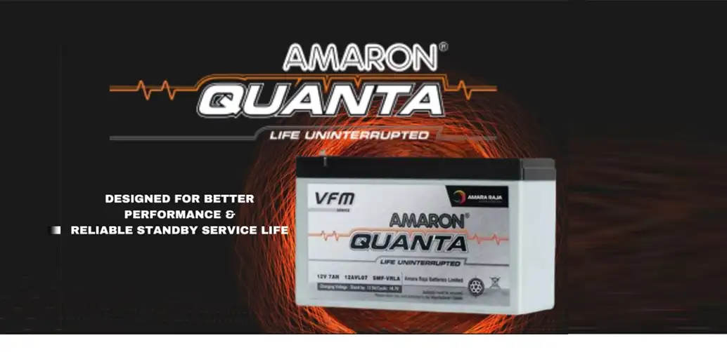 Amaron Quanta 200Ah 12V Battery – Trusted Power Backup for Homes and Businesses