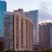 Downtown Austin, Texas skyline with high-rise buildings under the sky