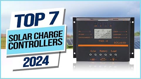 A modern solar charge controller regulating energy flow from solar panels to batteries
