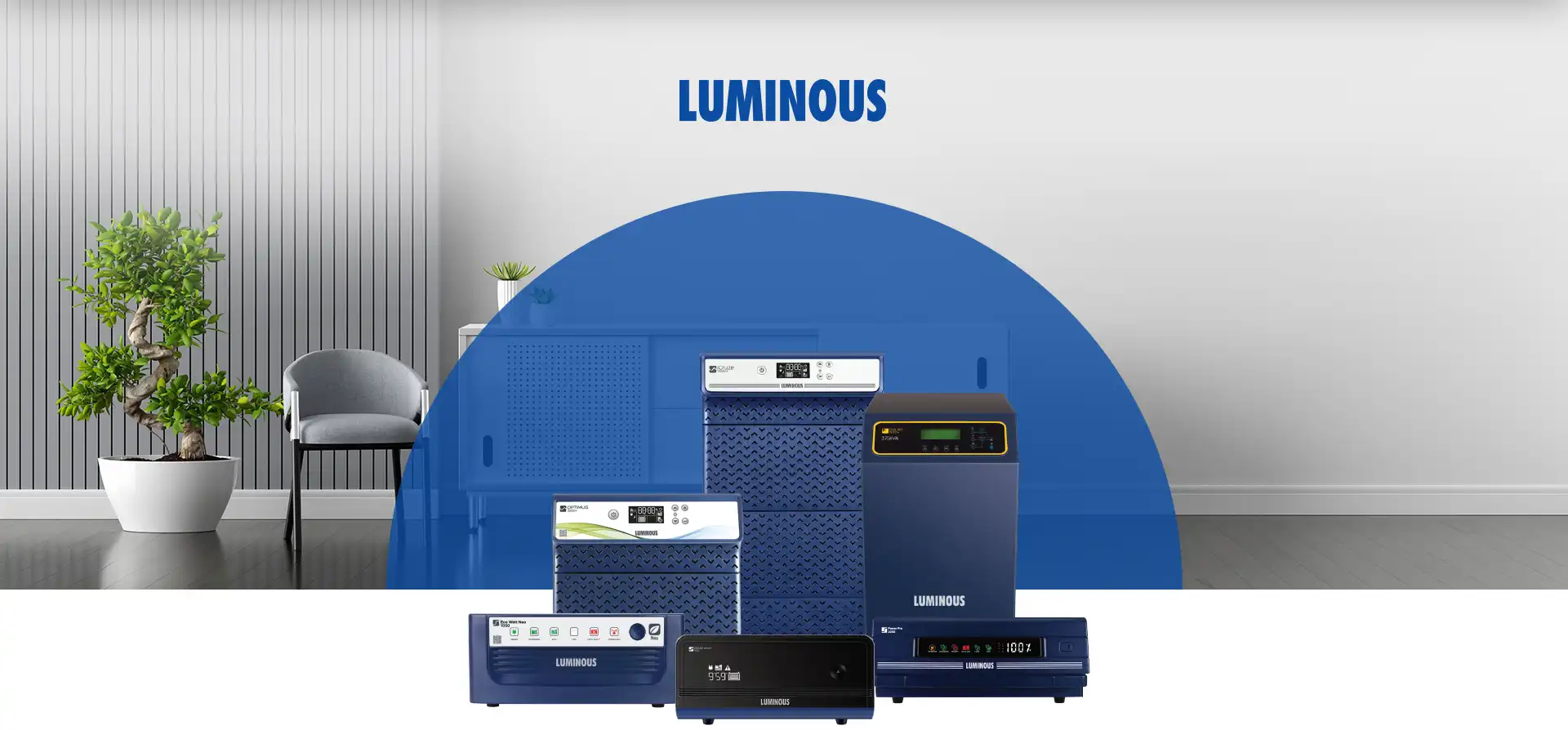 Luminous inverter system powering essential appliances during outages