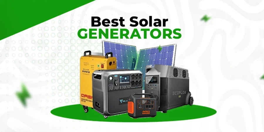 Portable solar generator on display with Nigerian pricing details