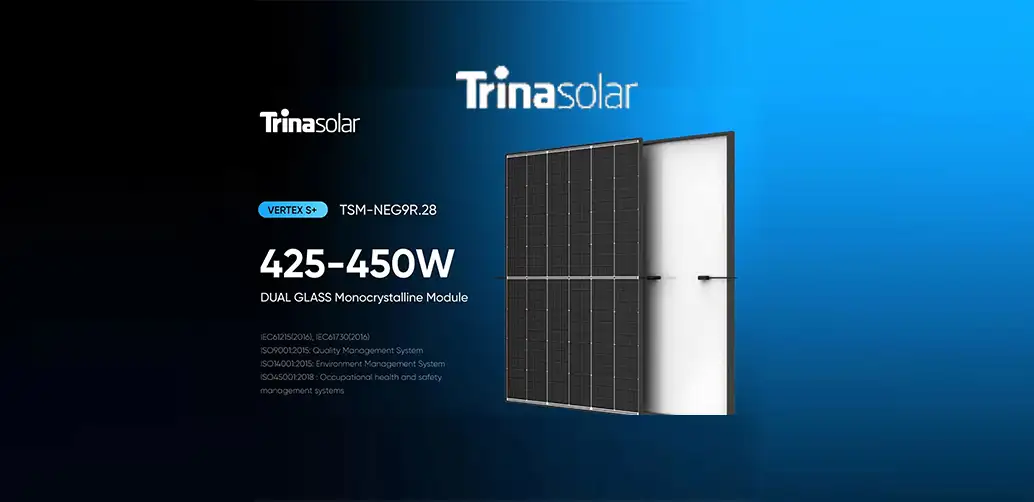 Trina Solar panels installed for high efficiency and long-term solar energy performance.